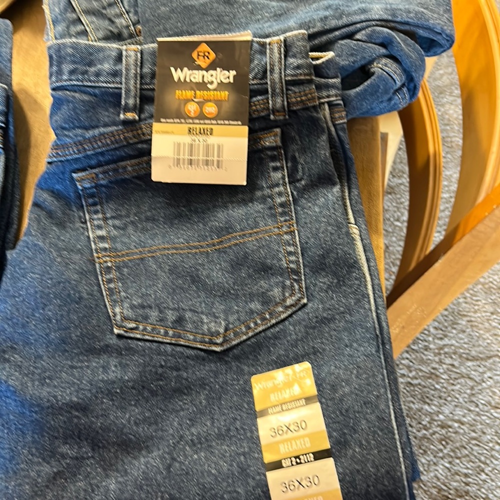 Wrangler flame resistant 2 pair $40